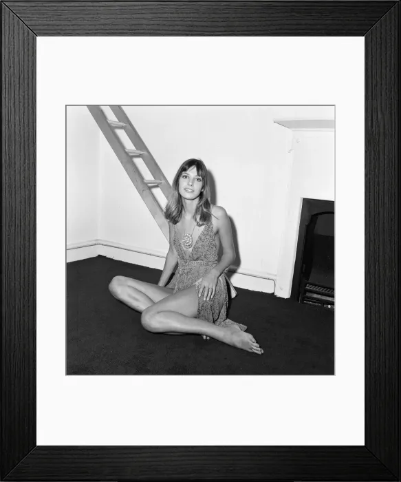 Framed Print : Jane Birkin, aged 20, who has landed the star part in the film Wonderwall Framed Print : Jane Birkin, aged 20, who has landed the star part in the film Wonderwall