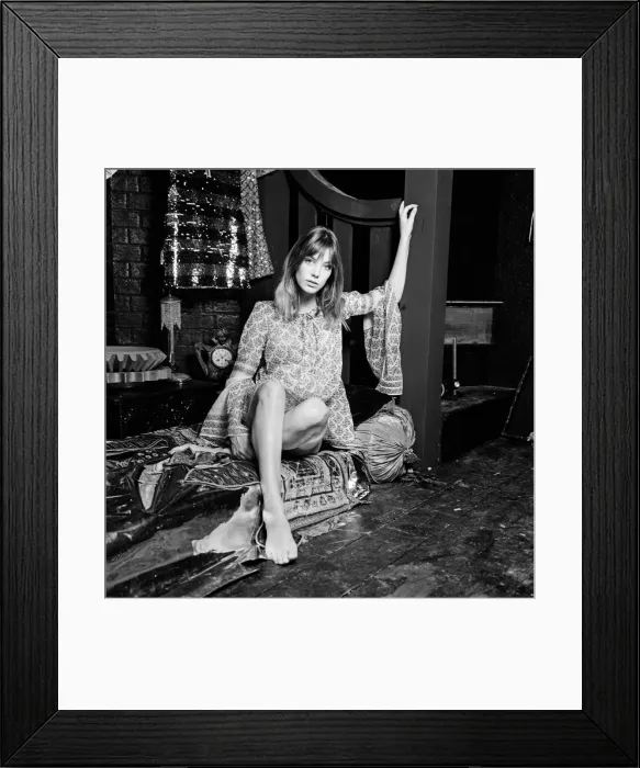 Framed Print : Jane Birkin, aged 20, star of the film Wonderwall'. 24th September 1967 Framed Print : Jane Birkin, aged 20, star of the film Wonderwall'. 24th September 1967