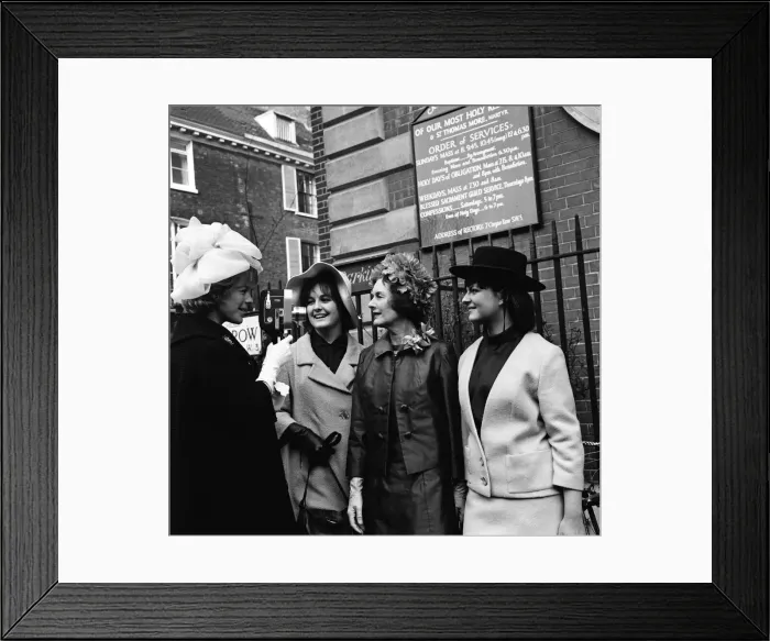 Framed Print : The wedding of Lady Judith Pakenham and Alexander John Kazantzis at the Church of Our Framed Print : The wedding of Lady Judith Pakenham and Alexander John Kazantzis at the Church of Our