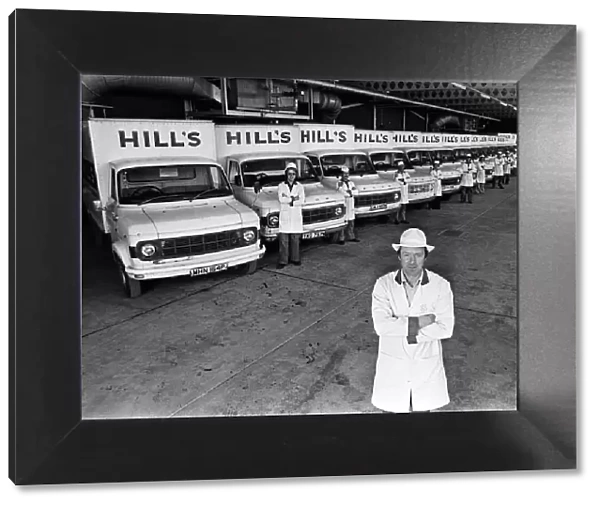 Scenes at Hills Bakery, Middlesbrough. 1977