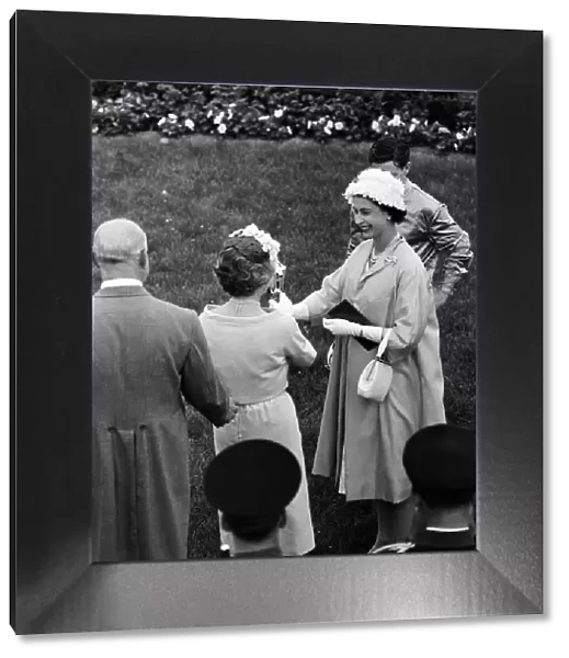 Her Majesty Queen Elizabeth II at the 100th running of the Queens Plate
