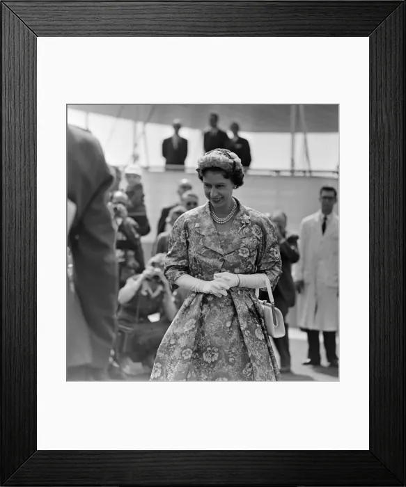 Framed Print : Queen Elizabeth II during her visit to Canada. Queen Elizabeth II pictured Framed Print : Queen Elizabeth II during her visit to Canada. Queen Elizabeth II pictured