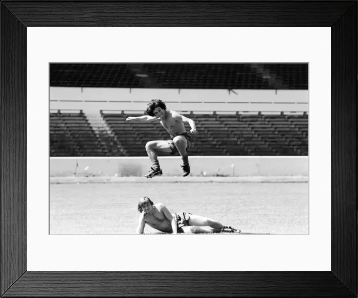 Framed Print : Chelsea training session at Stamford Bridge ahead on the new season Framed Print : Chelsea training session at Stamford Bridge ahead on the new season