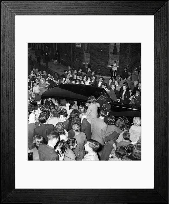 Framed Print : Prince Philip, Duke of Edinburgh visits boys clubs in North Kensington and Notting Hill