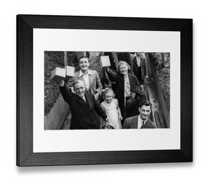 Framed Print : Shortly after the radio broadcast by the Prime Minister Neville Chamberlain Framed Print : Shortly after the radio broadcast by the Prime Minister Neville Chamberlain