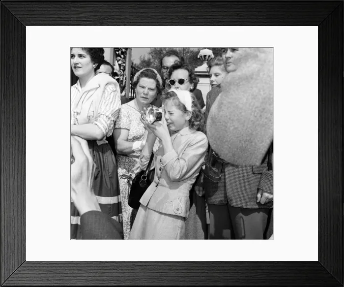 Framed Print : Veronica Martineau, aged 11, of Methuen, Massachusetts, has always wanted to see