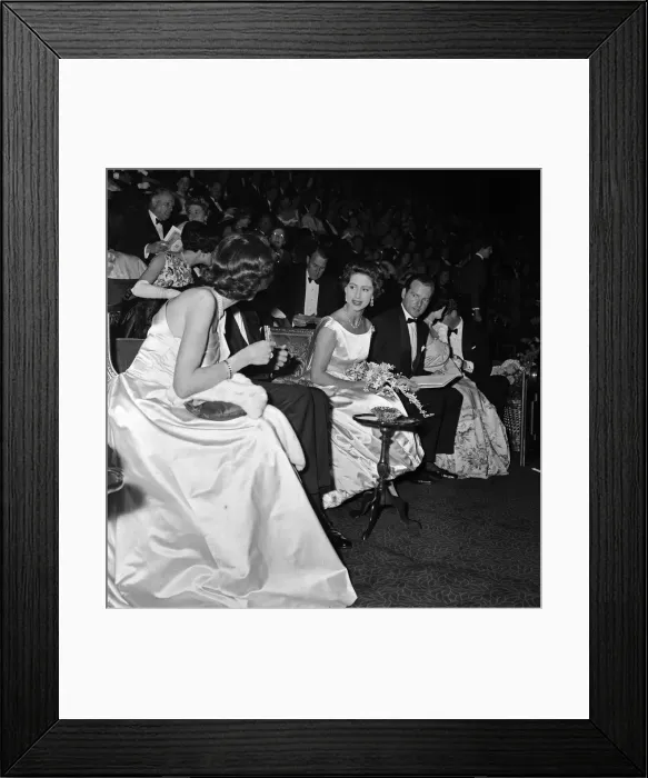 Framed Print : The Royal World Premiere of the film Look Back in Anger'at the Empire Theatre