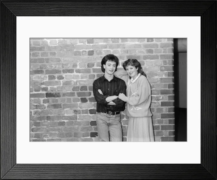 Framed Print : Sean Wilson, actor in an early cast photo shoot for Coronation Street Framed Print : Sean Wilson, actor in an early cast photo shoot for Coronation Street