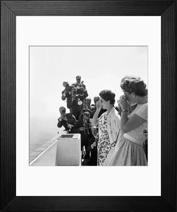 Framed Print : Princess Margaret visits Nazare, Portugal. 9th June 1959 Framed Print : Princess Margaret visits Nazare, Portugal. 9th June 1959