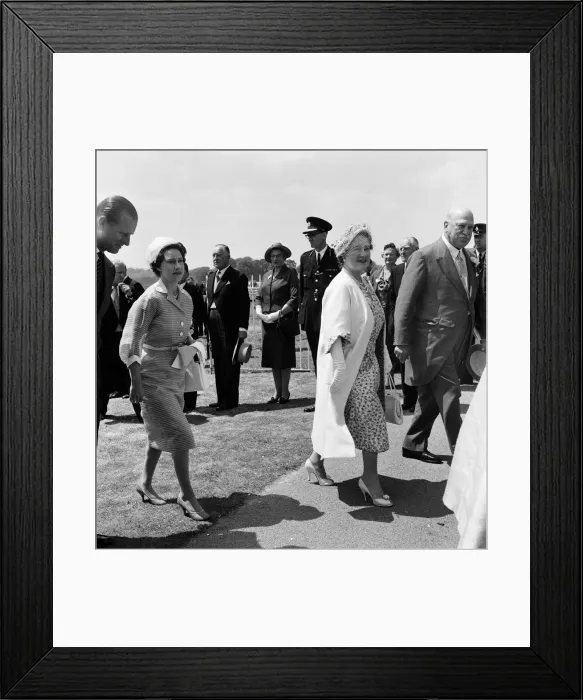 Framed Print : Derby Day at Epsom. Pictured, the Royals arriving, Duke of Edinburgh Framed Print : Derby Day at Epsom. Pictured, the Royals arriving, Duke of Edinburgh