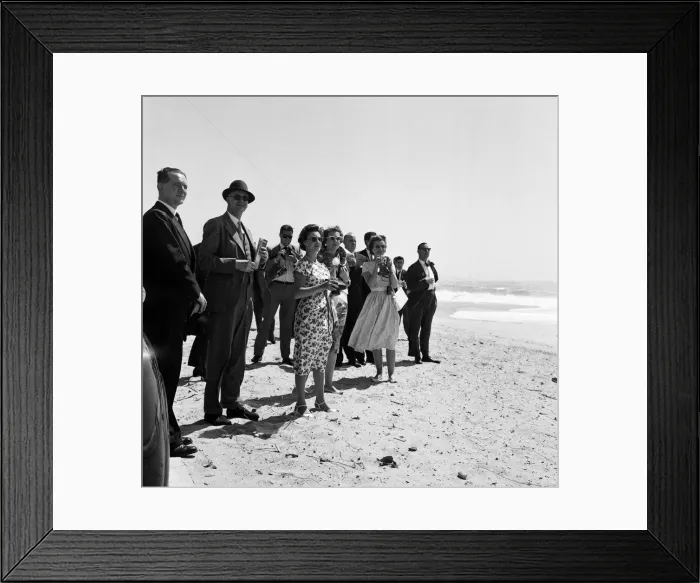 Framed Print : Princess Margaret visits Nazare, Portugal. 9th June 1959 Framed Print : Princess Margaret visits Nazare, Portugal. 9th June 1959