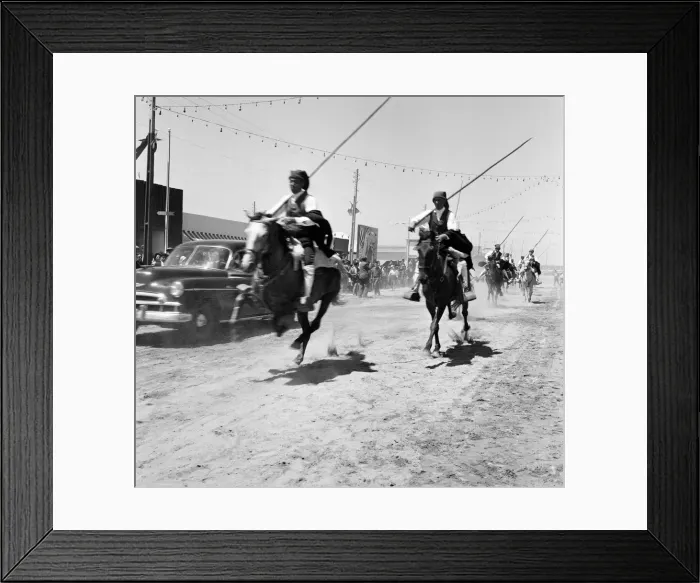 Framed Print : Princess Margaret visits Portugal. The Princess is escorted by Campino to house of Senor Framed Print : Princess Margaret visits Portugal. The Princess is escorted by Campino to house of Senor