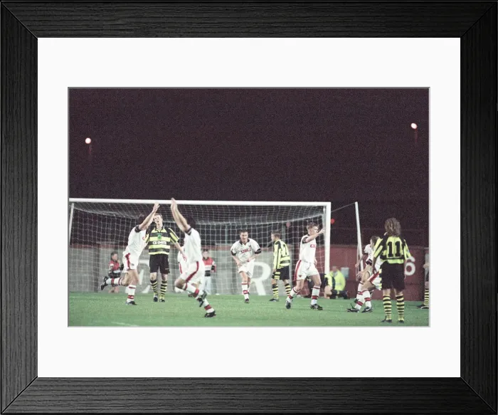 Framed Print : Clyde 1-3 Celtic, Scottish League Cup Second Round match at Broadwood Stadium