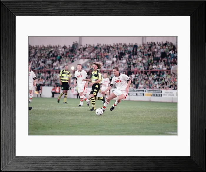 Framed Print : Clyde 1-3 Celtic, Scottish League Cup Second Round match at Broadwood Stadium Framed Print : Clyde 1-3 Celtic, Scottish League Cup Second Round match at Broadwood Stadium