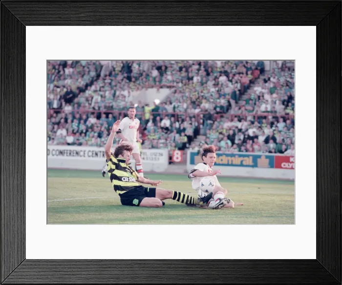 Framed Print : Clyde 1-3 Celtic, Scottish League Cup Second Round match at Broadwood Stadium Framed Print : Clyde 1-3 Celtic, Scottish League Cup Second Round match at Broadwood Stadium