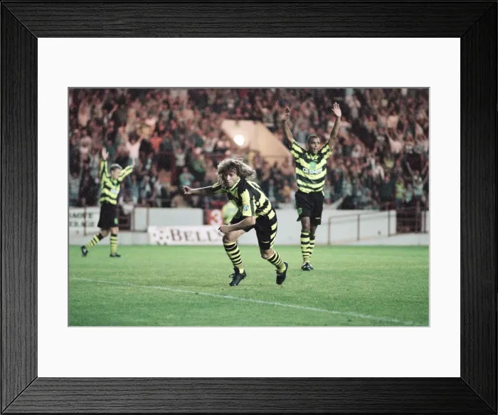Framed Print : Clyde 1-3 Celtic, Scottish League Cup Second Round match at Broadwood Stadium Framed Print : Clyde 1-3 Celtic, Scottish League Cup Second Round match at Broadwood Stadium