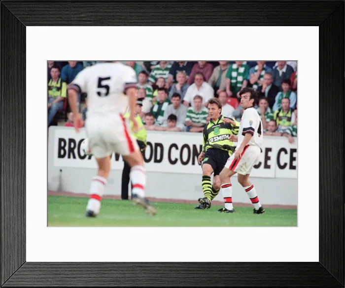 Framed Print : Clyde 1-3 Celtic, Scottish League Cup Second Round match at Broadwood Stadium Framed Print : Clyde 1-3 Celtic, Scottish League Cup Second Round match at Broadwood Stadium