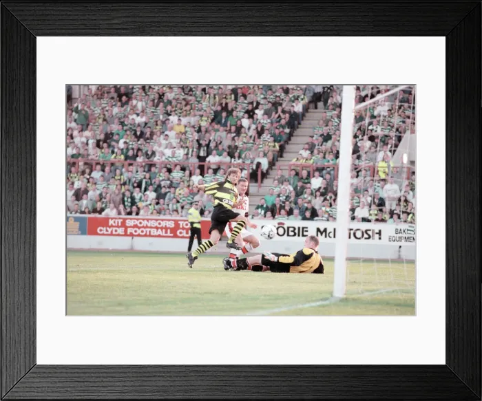 Framed Print : Clyde 1-3 Celtic, Scottish League Cup Second Round match at Broadwood Stadium Framed Print : Clyde 1-3 Celtic, Scottish League Cup Second Round match at Broadwood Stadium