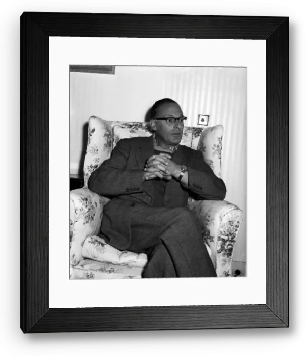 Framed Print : World War Two Special Operations Executive officer Peter Churchill. 30th November 1958 Framed Print : World War Two Special Operations Executive officer Peter Churchill. 30th November 1958