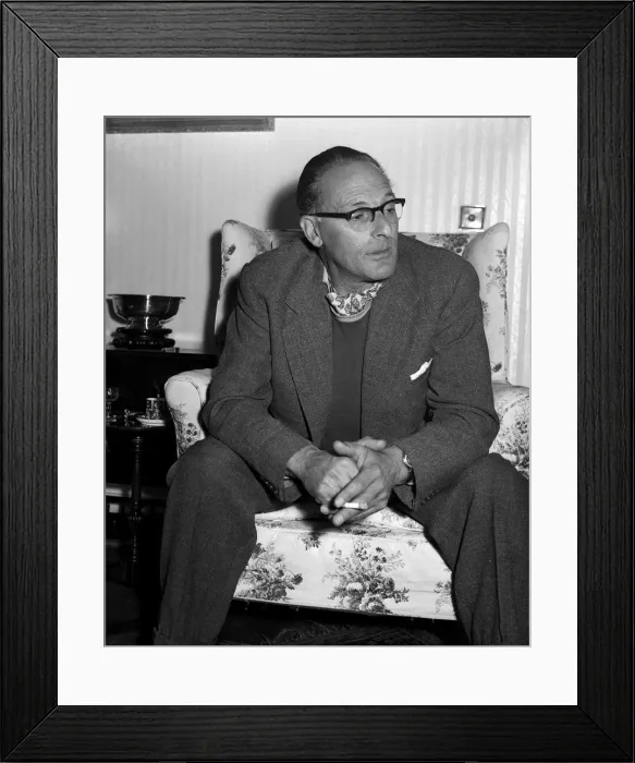 Framed Print : World War Two Special Operations Executive officer Peter Churchill. 30th November 1958 Framed Print : World War Two Special Operations Executive officer Peter Churchill. 30th November 1958