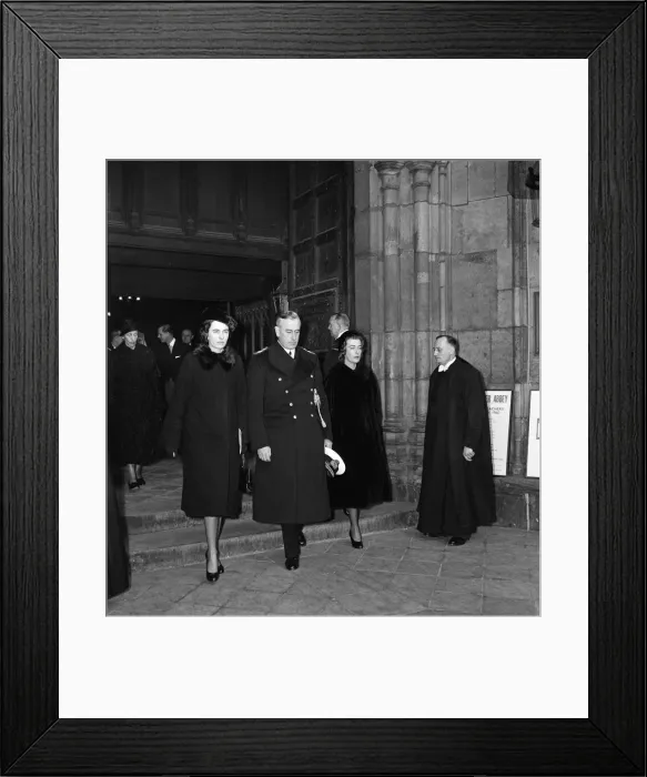 Framed Print : Memorial Service for Edwina Mountbatten, Countess Mountbatten of Burma at Westminster Framed Print : Memorial Service for Edwina Mountbatten, Countess Mountbatten of Burma at Westminster