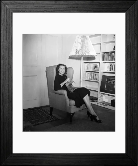 Framed Print : Odette Churchill. 3rd June 1949. Odette Churchill. 3rd June 1949 Framed Print : Odette Churchill. 3rd June 1949. Odette Churchill. 3rd June 1949