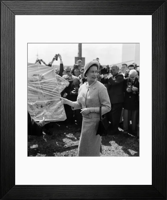 Framed Print : Queen Elizabeth II and The Duke of Edinburgh during their visit to Canada Framed Print : Queen Elizabeth II and The Duke of Edinburgh during their visit to Canada