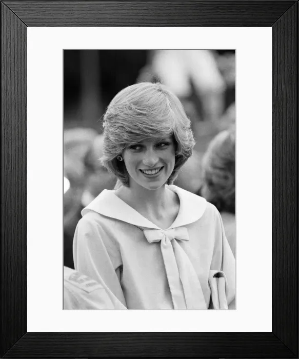 Framed Print : Diana, Princess of Wales visits Australia. March 1983