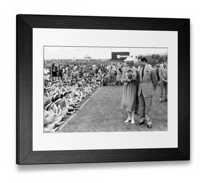 Framed Print : Charles, Prince of Wales and Diana, Princess of Wales visit Auckland, New Zealand Framed Print : Charles, Prince of Wales and Diana, Princess of Wales visit Auckland, New Zealand