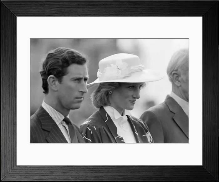 Framed Print : Charles, Prince of Wales and Diana, Princess of Wales visit Auckland, New Zealand