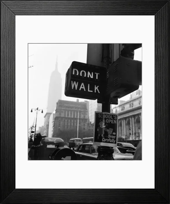 Framed Print : New York Scenes, Thursday 15th October 1964. Our Picture Shows