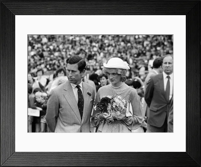 Framed Print : Charles, Prince of Wales and Diana, Princess of Wales visit Auckland, New Zealand Framed Print : Charles, Prince of Wales and Diana, Princess of Wales visit Auckland, New Zealand