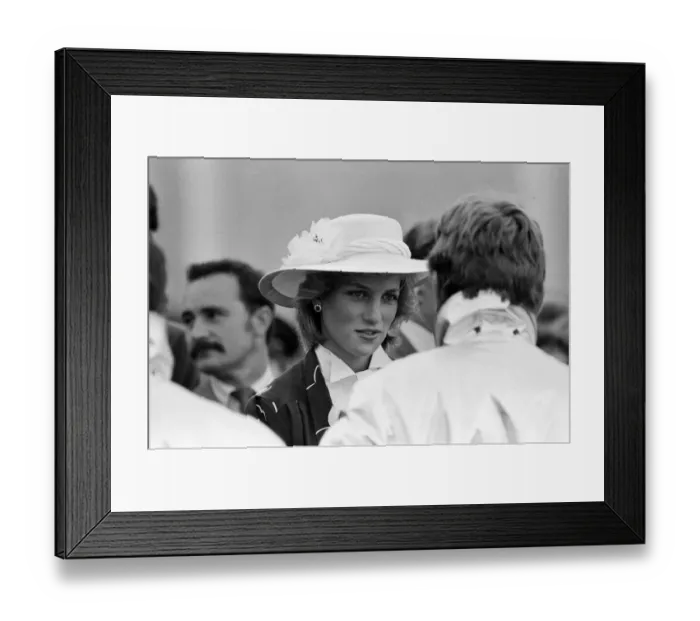 Framed Print : Diana, Princess of Wales visits Auckland, New Zealand. April 1983 Framed Print : Diana, Princess of Wales visits Auckland, New Zealand. April 1983