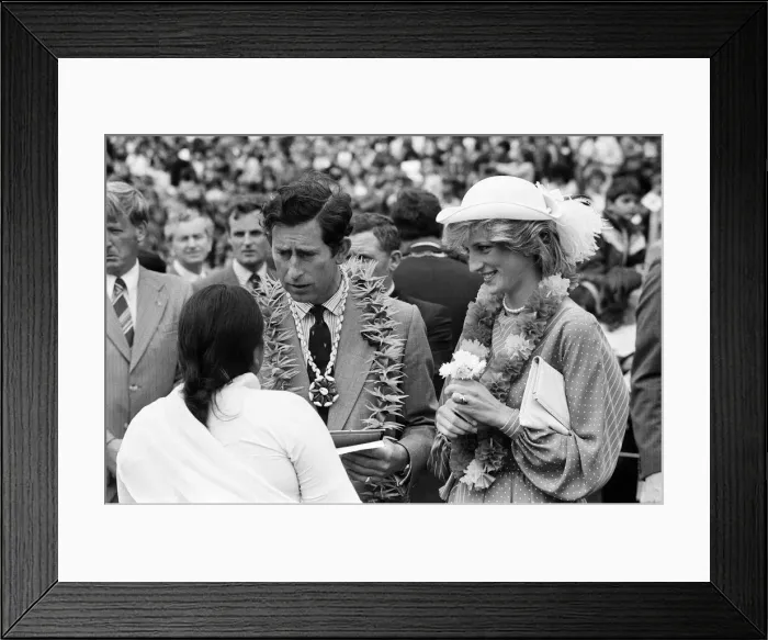 Framed Print : Charles, Prince of Wales and Diana, Princess of Wales visit Auckland, New Zealand Framed Print : Charles, Prince of Wales and Diana, Princess of Wales visit Auckland, New Zealand
