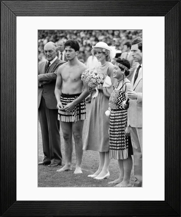 Framed Print : Charles, Prince of Wales and Diana, Princess of Wales visit Auckland, New Zealand Framed Print : Charles, Prince of Wales and Diana, Princess of Wales visit Auckland, New Zealand