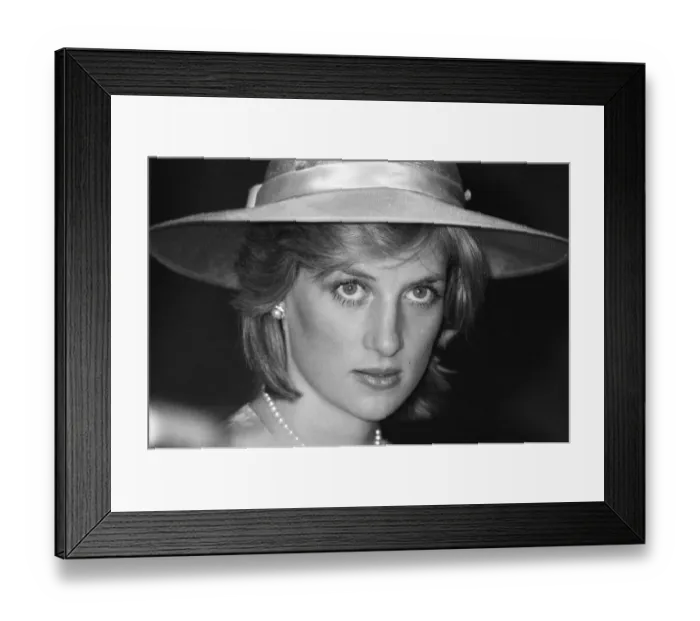 Framed Print : Diana, Princess of Wales visits New Zealand. April 1983