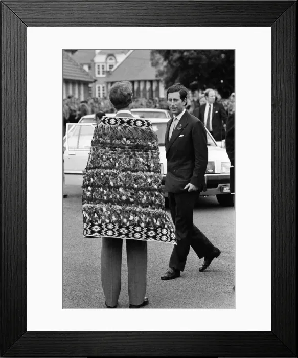 Framed Print : Charles, Prince of Wales visits New Zealand. April 1983