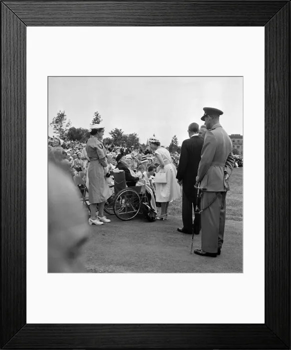 Framed Print : Queen Elizabeth II during her visit to Canada. The Queen is pictured at Green Island
