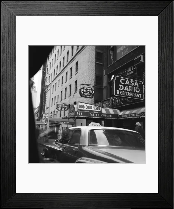 Framed Print : New York Scenes, Thursday 15th October 1964. Our Picture Shows Framed Print : New York Scenes, Thursday 15th October 1964. Our Picture Shows