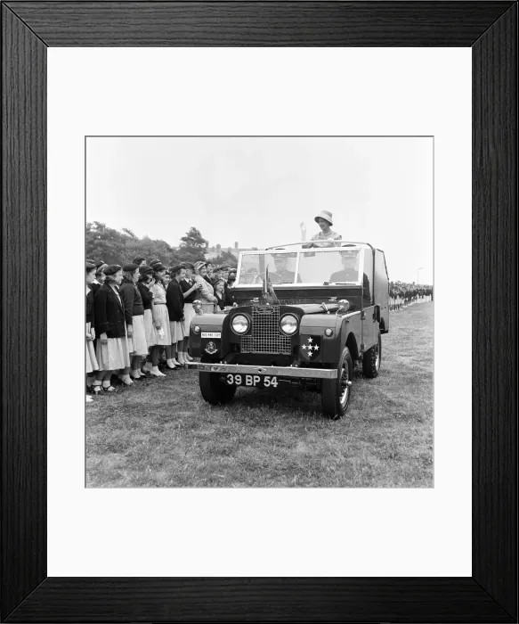 Framed Print : Princess Margaret visits St Johns Ambulance Brigade at Saint Peter Port, Guernsey Framed Print : Princess Margaret visits St Johns Ambulance Brigade at Saint Peter Port, Guernsey