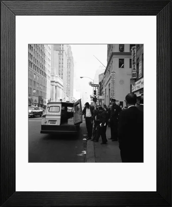 Framed Print : New York Scenes, Thursday 15th October 1964. Our Picture Shows Framed Print : New York Scenes, Thursday 15th October 1964. Our Picture Shows