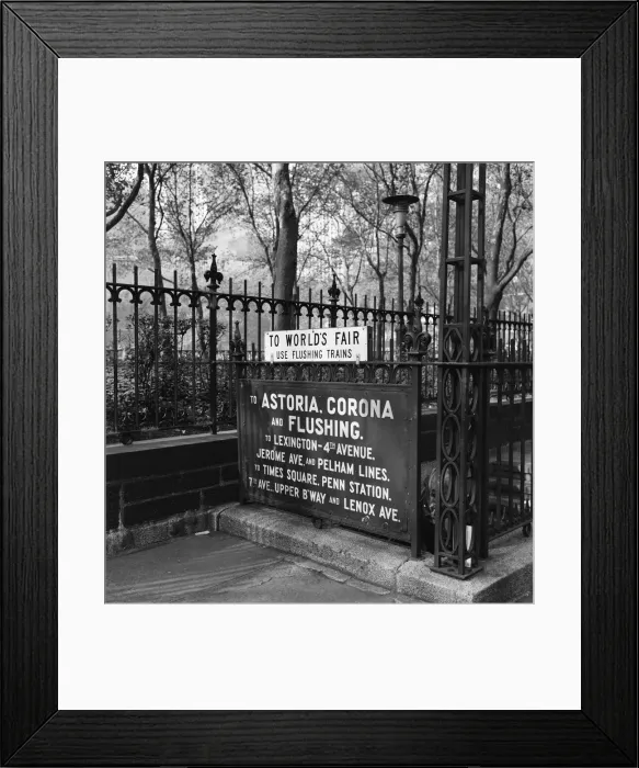 Framed Print : New York Scenes, Thursday 15th October 1964