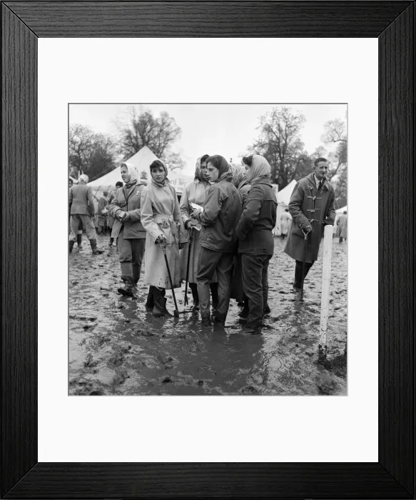 Framed Print : Badminton Horse Trials, Badminton, Gloucestershire. Women attending the event Framed Print : Badminton Horse Trials, Badminton, Gloucestershire. Women attending the event