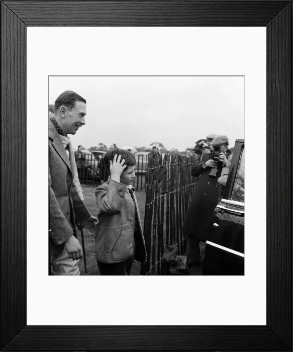 Framed Print : Prince Charles at Windsor polo ground where he is watching the Duke of Edinburgh Framed Print : Prince Charles at Windsor polo ground where he is watching the Duke of Edinburgh