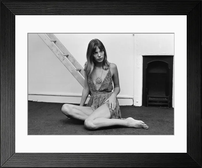 Framed Print : Jane Birkin, Actress and Model, aged 20, who has landed leading role in new film Framed Print : Jane Birkin, Actress and Model, aged 20, who has landed leading role in new film