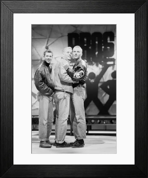 Framed Print : Bros. pictured in March 1988 in Tyne Tees, North East England Framed Print : Bros. pictured in March 1988 in Tyne Tees, North East England