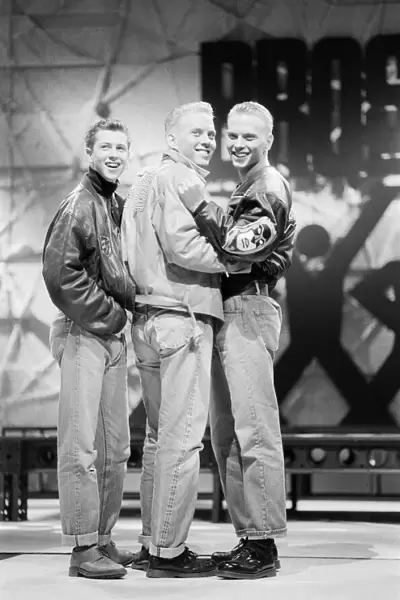Bros. pictured in March 1988 in Tyne Tees, North East England