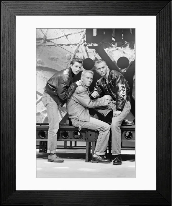 Framed Print : Bros. pictured in March 1988 in Tyne Tees, North East England Framed Print : Bros. pictured in March 1988 in Tyne Tees, North East England