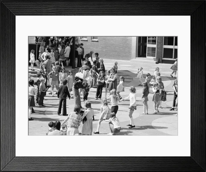 Framed Print : Thornaby Open Air Disco, Circa 1974 Framed Print : Thornaby Open Air Disco, Circa 1974