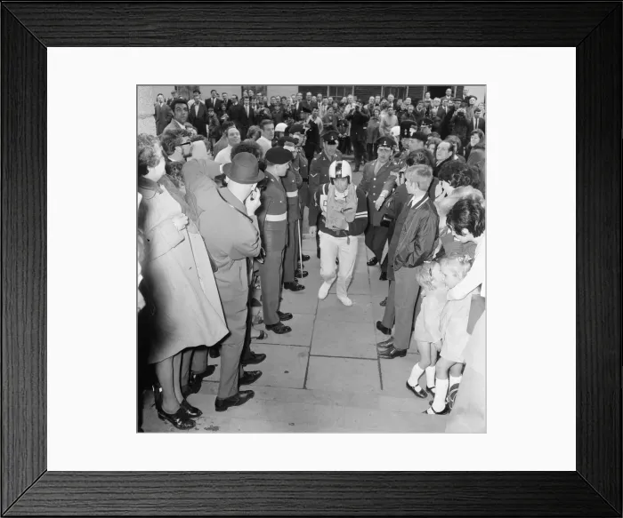 Framed Print : Prince Michael of Kent arrives at the Post Office Tower Framed Print : Prince Michael of Kent arrives at the Post Office Tower